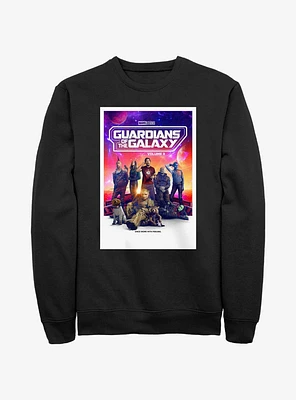 Marvel Guardians Of The Galaxy Vol. 3 Poster Group Sweatshirt