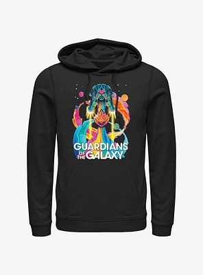 Marvel Guardians Of The Galaxy Psychedelic Ship Hoodie