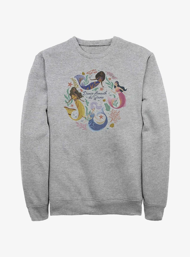 Disney The Little Mermaid Dance Beneath Waves Sweatshirt