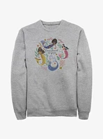 Disney The Little Mermaid Dance Beneath Waves Sweatshirt