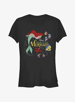 Disney The Little Mermaid Poster Girls T-Shirt