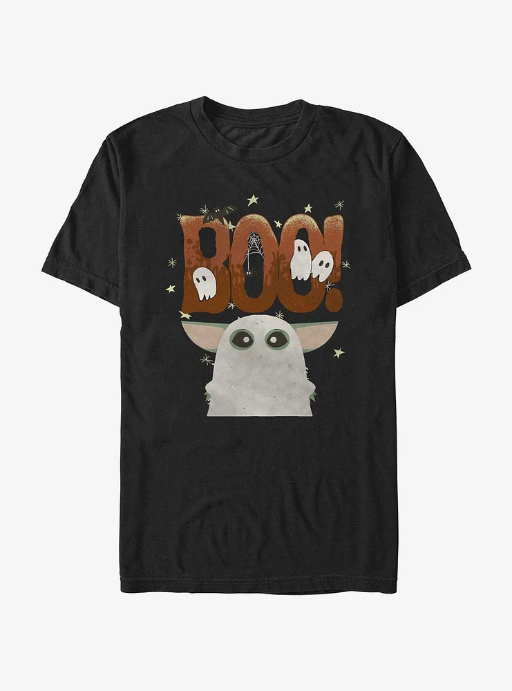 Star Wars The Mandalorian Boo Grogu Ghost T-Shirt