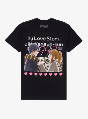 My Love Story With Yamada-Kun At Lv999 Hearts T-Shirt