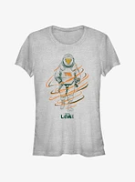 Marvel Loki TVA Astrosuit Girls T-Shirt