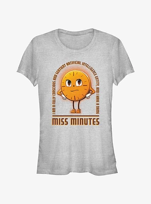 Marvel Loki Sentient AI Miss Minutes Girls T-Shirt