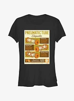 Marvel Loki Pneumatic Tube Infographic Poster Girls T-Shirt