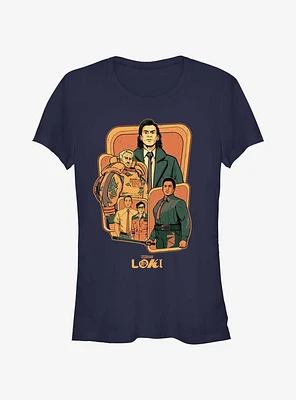 Marvel Loki TVA Group Badge Girls T-Shirt