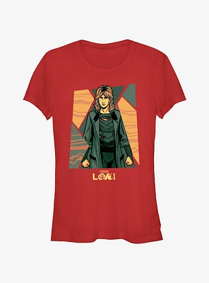 Marvel Loki Sylvie Hero Poster Girls T-Shirt