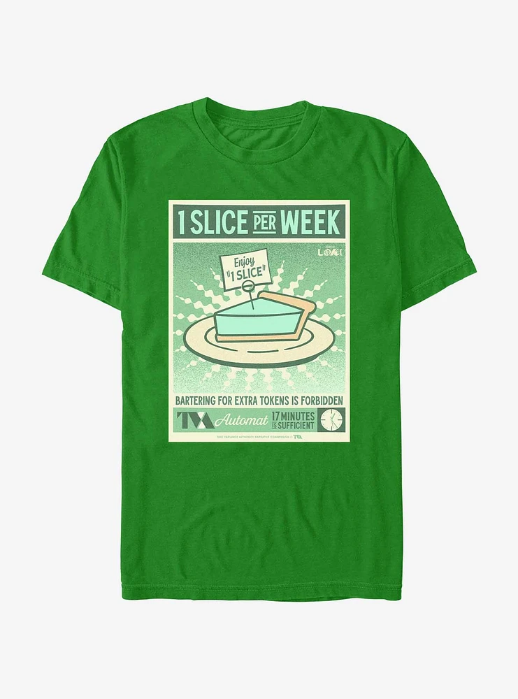 Marvel Loki 1 Slice Per Week Poster T-Shirt