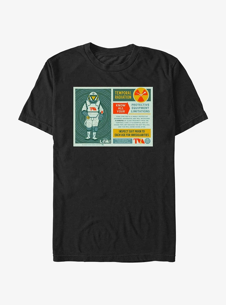 Marvel Loki Protective Equipment Infographic T-Shirt