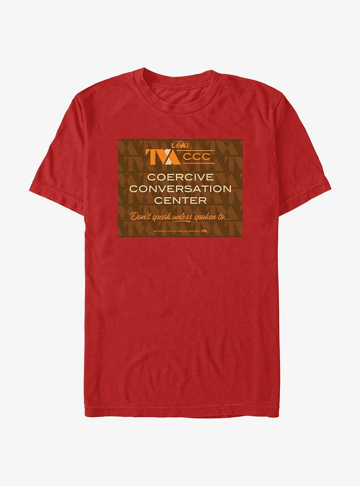 Marvel Loki Coercive Conversation Center T-Shirt