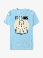 Marvel Loki Line Drawing Mobius Portrait T-Shirt