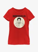 Marvel Loki Line Drawing Hunter B-15 Portrait Youth Girls T-Shirt