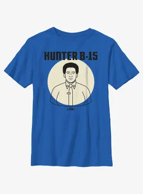 Marvel Loki Line Drawing Hunter B-15 Portrait Youth T-Shirt