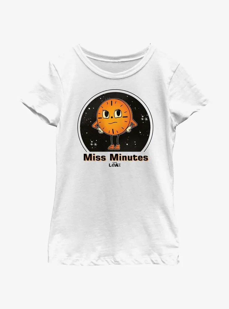 Marvel Loki Miss Minutes Upset Youth Girls T-Shirt