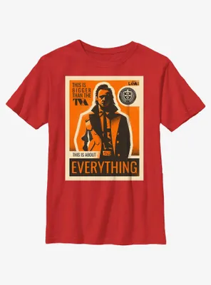 Marvel Loki This Is About Everything Poster Youth T-Shirt
