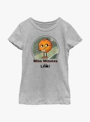 Marvel Loki Miss Minutes Badge Youth Girls T-Shirt