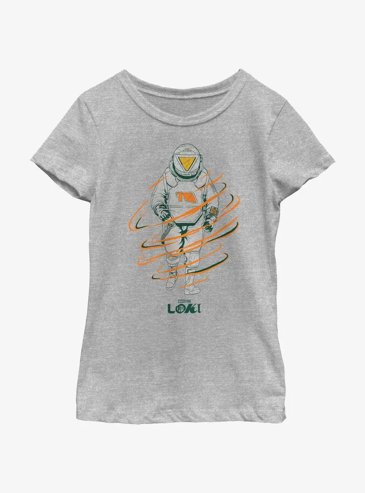 Marvel Loki TVA Astrosuit Youth Girls T-Shirt