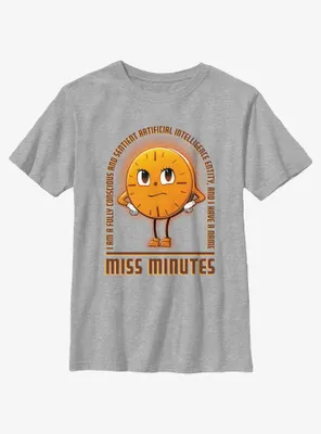 Marvel Loki Sentient AI Miss Minutes Youth T-Shirt