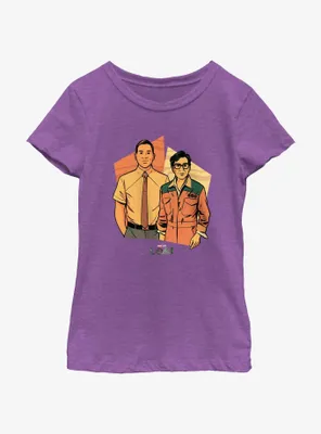 Marvel Loki Casey and TVA Archivist Youth Girls T-Shirt