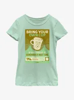Marvel Loki Bring Your Own Cup Poster Youth Girls T-Shirt
