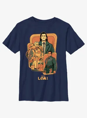 Marvel Loki TVA Group Badge Youth T-Shirt