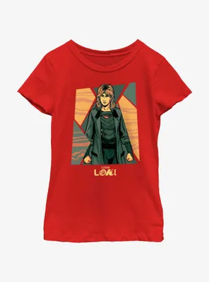 Marvel Loki Sylvie Hero Poster Youth Girls T-Shirt