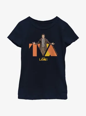 Marvel Loki TVA Hero Youth Girls T-Shirt