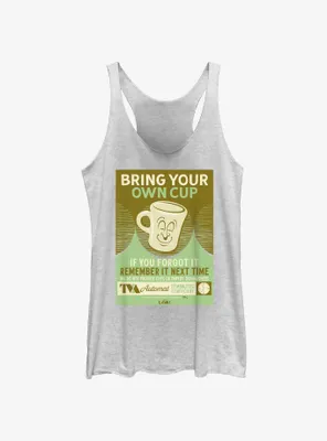 Marvel Loki Bring Your Own Cup Poster Womens Tank Top