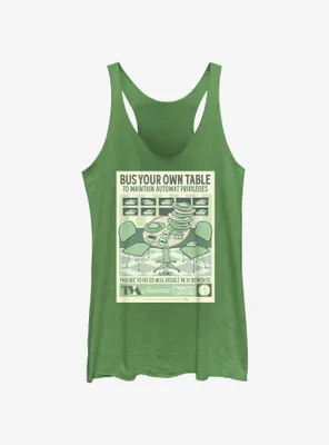 Marvel Loki Bus Your Own Table Poster Womens Tank Top