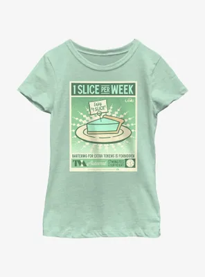 Marvel Loki 1 Slice Per Week Poster Youth Girls T-Shirt