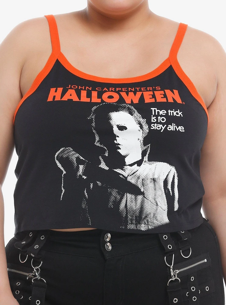 Halloween Michael Myers Girls Crop Cami Plus