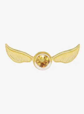 Loungefly Harry Potter 3D Glitter Golden Snitch Enamel Pin — BoxLunch Exclusive