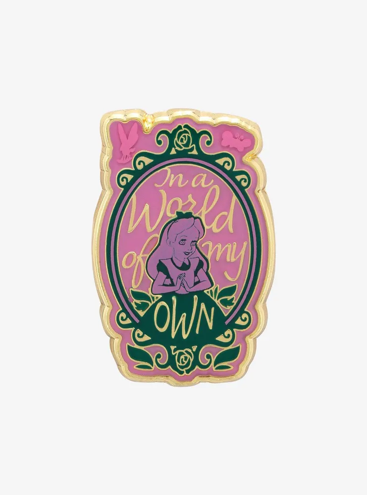 Loungefly Disney Alice in Wonderland In a World of My Own Enamel Pin - BoxLunch Exclusive