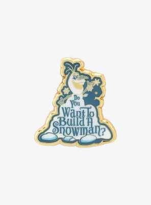 Loungefly Disney Frozen Olaf Do You Want to Build a Snowman Enamel Pin - BoxLunch Exclusive