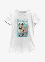 Star Wars Ahsoka Loth-Cat Portrait Youth Girls T-Shirt