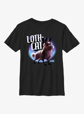 Star Wars Ahsoka Loth-Cat Youth T-Shirt BoxLunch Web Exclusive