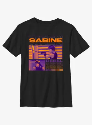 Star Wars Ahsoka Sabine Wren Rebel Youth T-Shirt