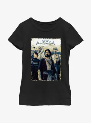 Star Wars Ahsoka Sabine Wren Ezra and Huyang Rebels Poster Youth Girls T-Shirt