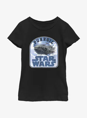 Star Wars Ahsoka Purrgil Youth Girls T-Shirt