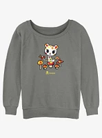 Tokidoki Autumn Palette Girls Slouchy Sweatshirt