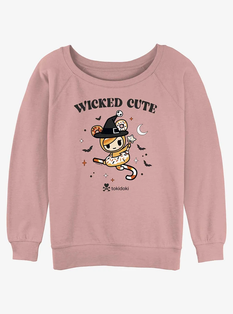 Tokidoki Wicked Cute Donutella Girls Slouchy Sweatshirt