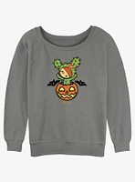 Tokidoki Sandy Pumpkin Girls Slouchy Sweatshirt