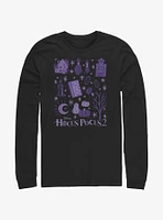 Disney Hocus Pocus 2 Witch Objects Long-Sleeve T-Shirt