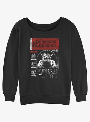 Dungeons & Dragons Publication Villans Edition Girls Slouchy Sweatshirt