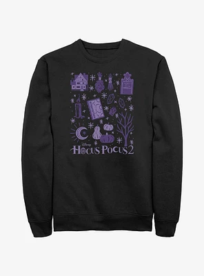 Disney Hocus Pocus 2 Witch Objects Sweatshirt