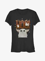 Star Wars The Mandalorian Boo Grogu Ghost Girls T-Shirt