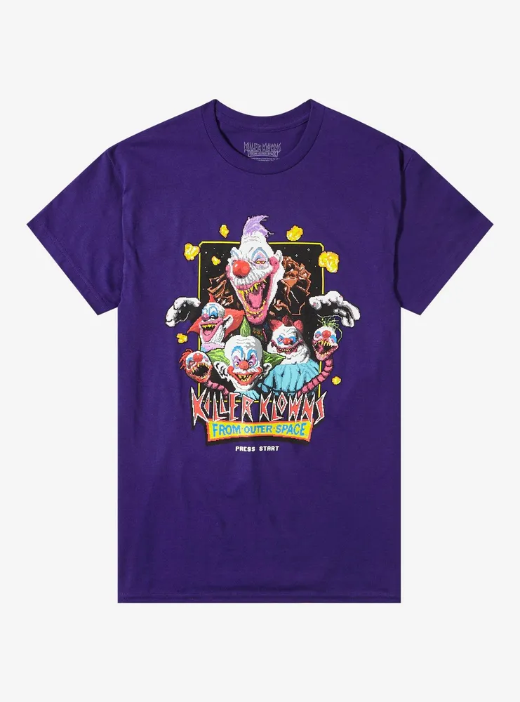 Killer Klowns From Outer Space Press Start T-Shirt