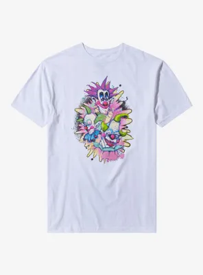 Killer Klowns From Outer Space Sketched Characters T-Shirt