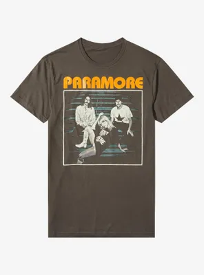 Paramore Group Boyfriend Fit Girls T-Shirt